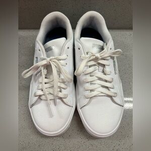 Puma Womens Smash Platform V3 392253-01 White Casual Shoes Sneakers Size 7